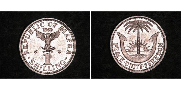 1 Shilling 比亚法拉共和国 (1967 - 1970[1]) 铝 